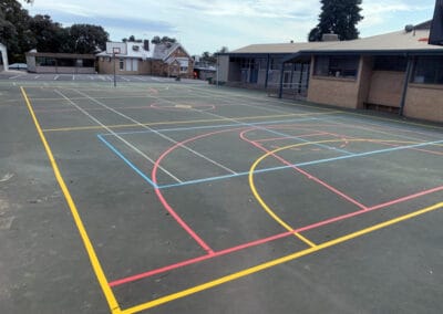 Sport Court Markings Basketball Line Marking