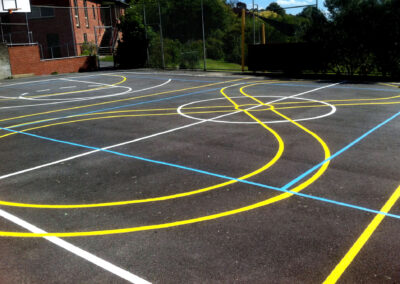 School ground sport court Basketball Line Marking line marking