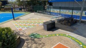 Playground Linemarking in Primary Schools - Dulux Roadmaster - Applied by Linemarking Solutions in Melbourne