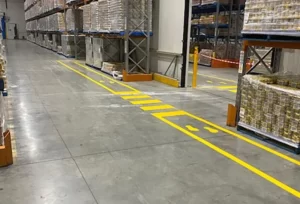 Pakval Factory in Coburg - Pedestrian Walkways Painted