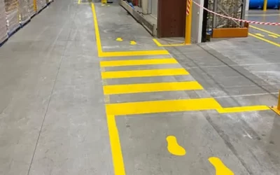 Factory Warehouse Line Marking in Coburg
