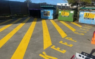 Grocery Store Line Marking – IGA San Remo